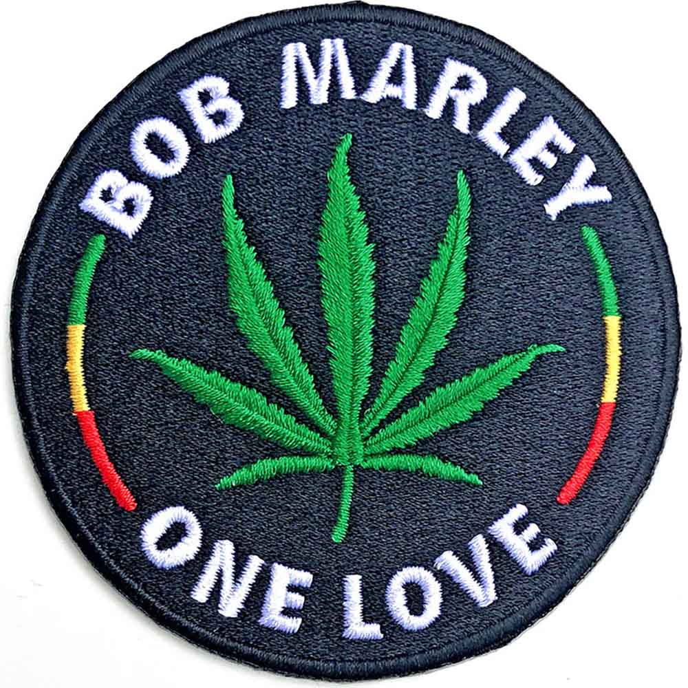 BOB MARLEY ボブマーリー (生誕 80年 ) - Leaf / ワッペン - PGS